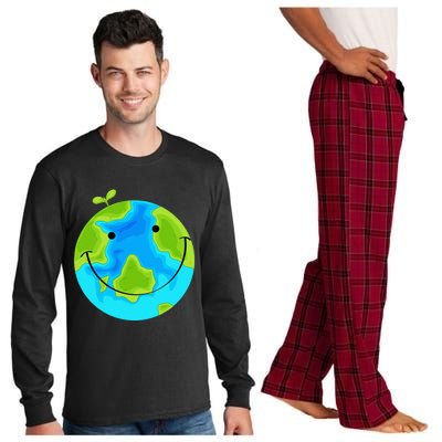 Earth Day World Forest Water Animal Save Planet Recycle Day Long Sleeve Pajama Set