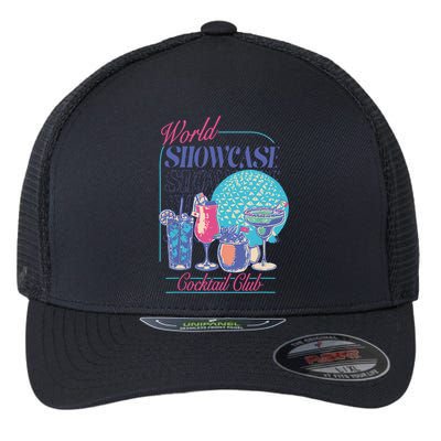 Epcot Drinking World Showcase Cocktail Club Drinking Team Flexfit Unipanel Trucker Cap