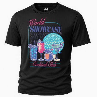 Epcot Drinking World Showcase Cocktail Club Drinking Team Performance Shirt