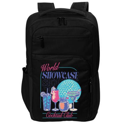 Epcot Drinking World Showcase Cocktail Club Drinking Team Impact Tech Backpack
