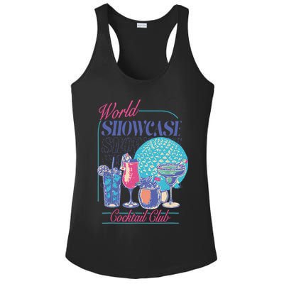 Epcot Drinking World Showcase Cocktail Club Drinking Team Ladies PosiCharge Competitor Racerback Tank