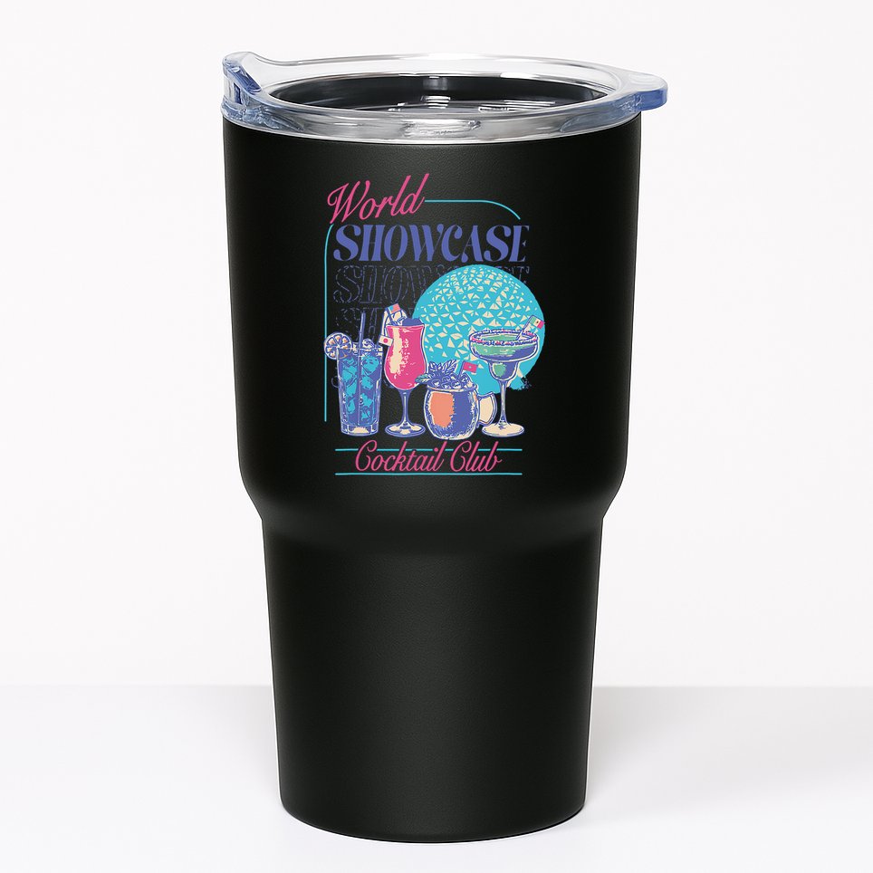Epcot Drinking World Showcase Cocktail Club Drinking Team Tumbler