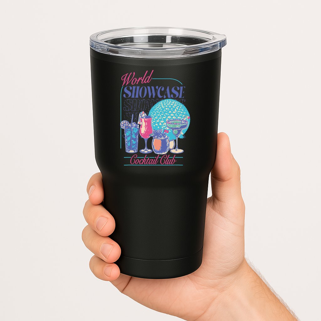 Epcot Drinking World Showcase Cocktail Club Drinking Team Tumbler