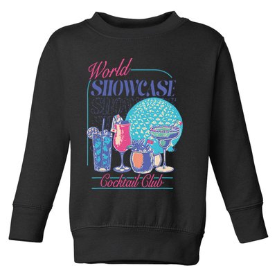 Epcot Drinking World Showcase Cocktail Club Drinking Team Toddler Sweatshirt