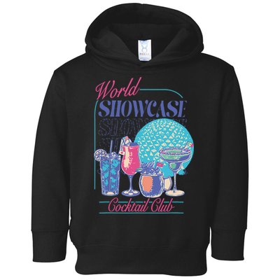 Epcot Drinking World Showcase Cocktail Club Drinking Team Toddler Hoodie