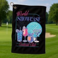 Epcot Drinking World Showcase Cocktail Club Drinking Team Golf Towel
