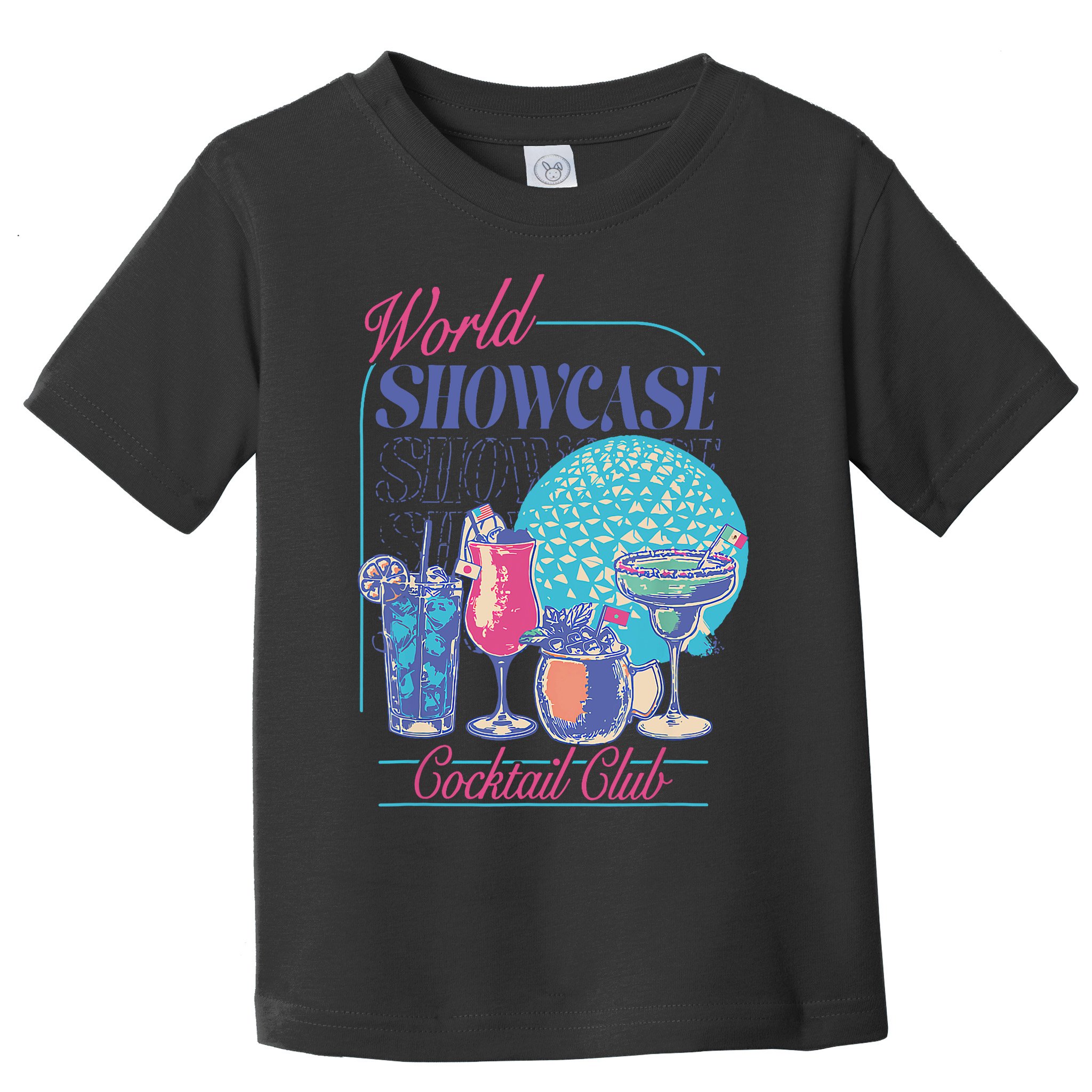 Epcot Drinking World Showcase Cocktail Club Drinking Team Toddler T-Shirt