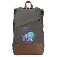 Epcot Drinking World Showcase Cocktail Club Drinking Team Cotton Canvas Backpack