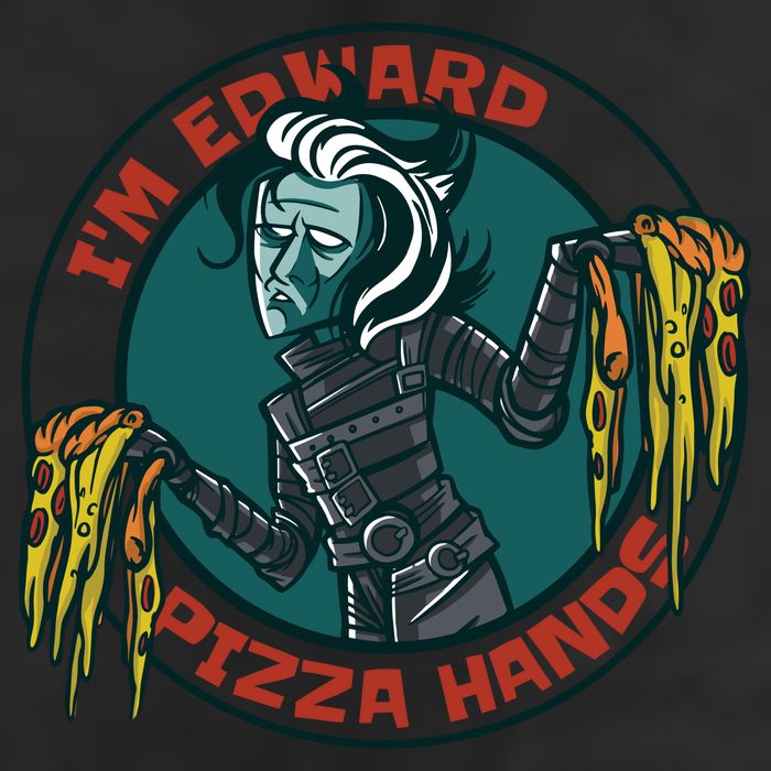 Edward Pizza Hands Parody Adult Drive Performance Visor