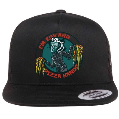 Edward Pizza Hands Parody Flatbill Hat