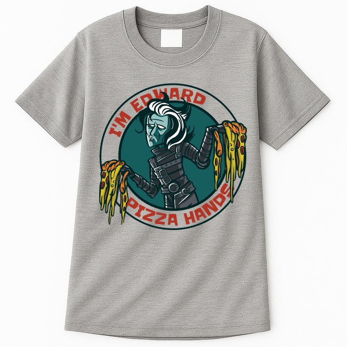 Edward Pizza Hands Parody Tall T-Shirt