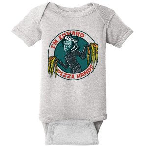 Edward Pizza Hands Parody Baby Bodysuit