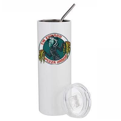 Edward Pizza Hands Parody Stainless Steel Tumbler