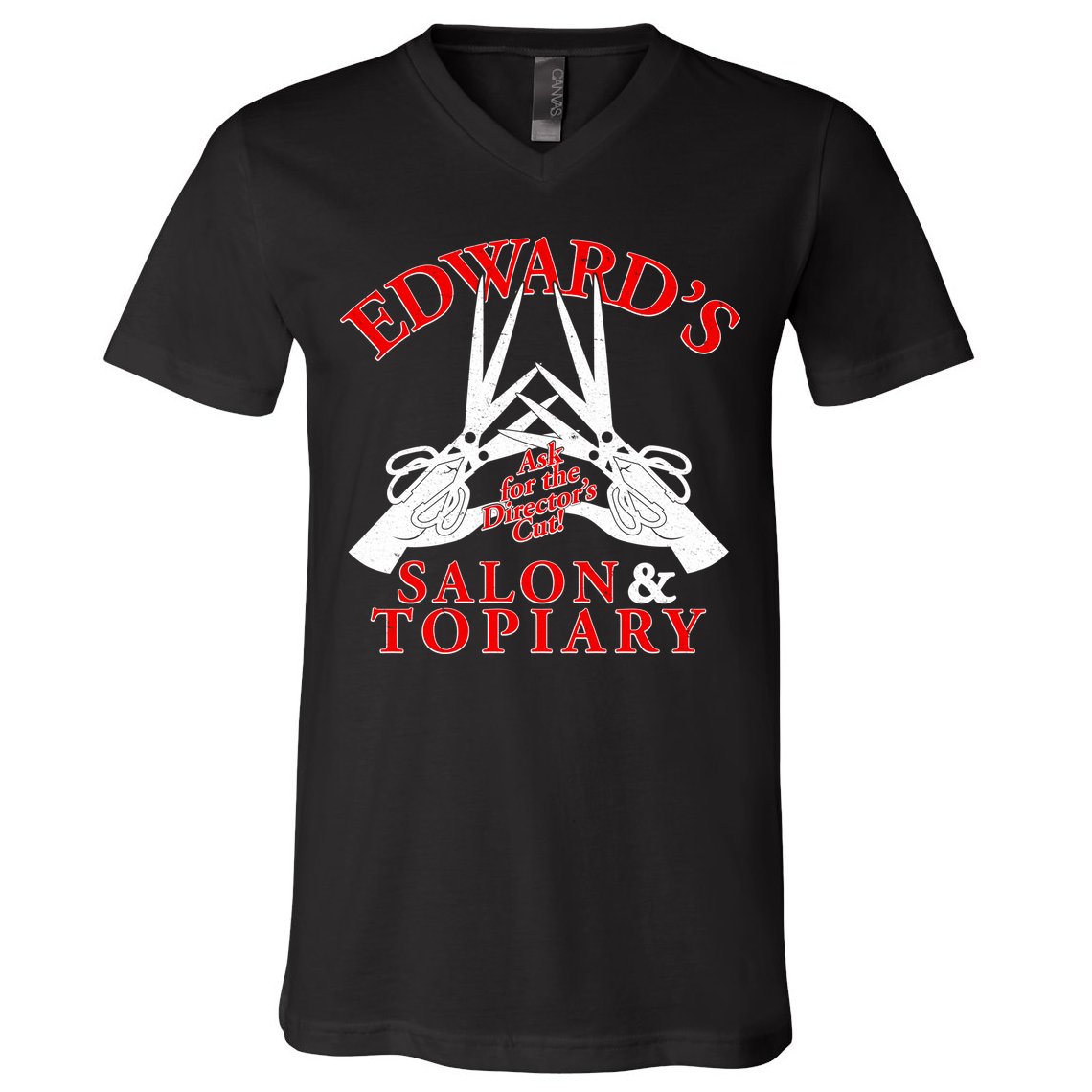 Edward's Salon & Topiary V-Neck T-Shirt