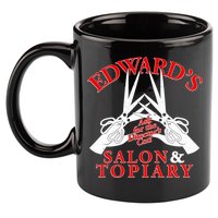 Edward's Salon & Topiary 11oz C Handle Ceramic Mug
