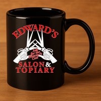 Edward's Salon & Topiary 11oz C Handle Ceramic Mug