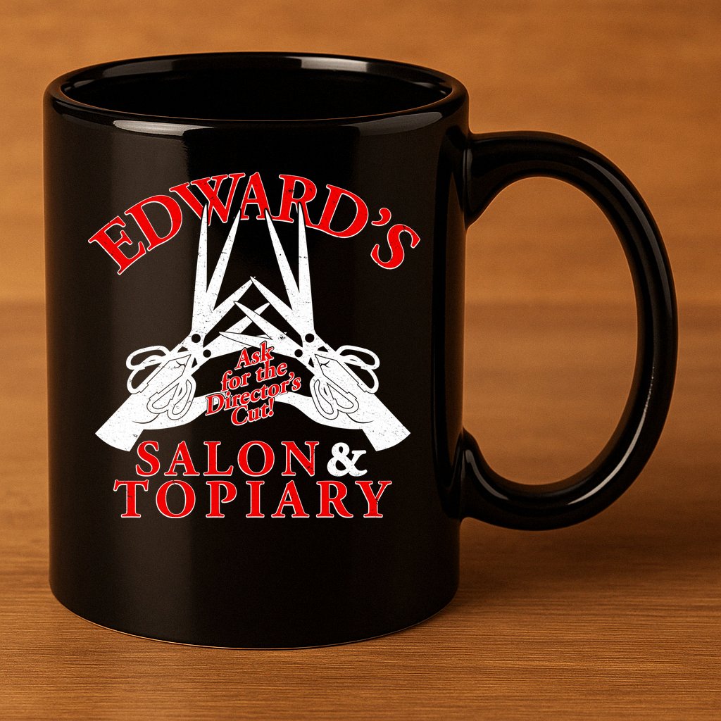Edward's Salon & Topiary 11oz C Handle Ceramic Mug
