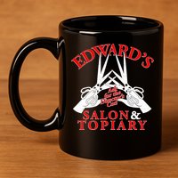 Edward's Salon & Topiary 11oz C Handle Ceramic Mug