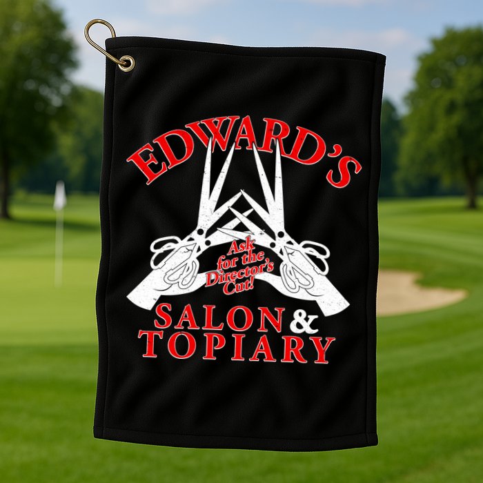 Edward's Salon & Topiary Golf Towel