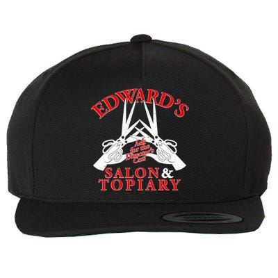 Edward's Salon & Topiary Wool Snapback Cap