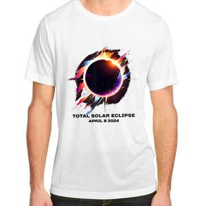 Eclipse Event 2024 Total Solar Eclipse Adult ChromaSoft Performance T-Shirt