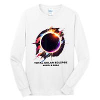 Eclipse Event 2024 Total Solar Eclipse Tall Long Sleeve T-Shirt