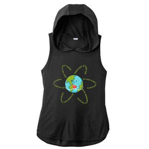 Earthday Everyday 54th Anniversary 2024 Earth Day Ladies PosiCharge Tri-Blend Wicking Draft Hoodie Tank