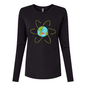 Earthday Everyday 54th Anniversary 2024 Earth Day Womens Cotton Relaxed Long Sleeve T-Shirt