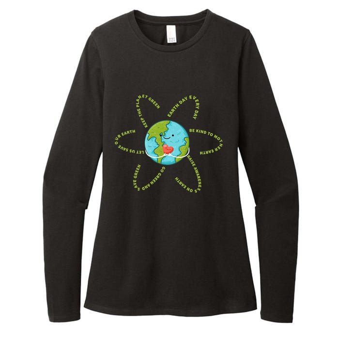 Earthday Everyday 54th Anniversary 2024 Earth Day Womens CVC Long Sleeve Shirt