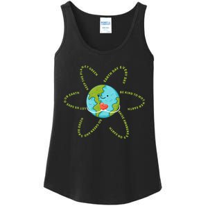 Earthday Everyday 54th Anniversary 2024 Earth Day Ladies Essential Tank