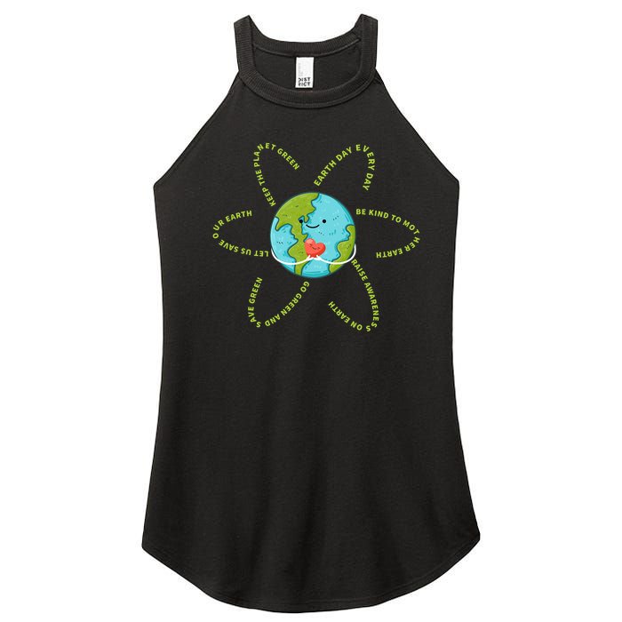 Earthday Everyday 54th Anniversary 2024 Earth Day Women's Perfect Tri Rocker Tank