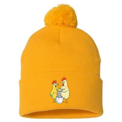 Easter  Pom Pom 12in Knit Beanie