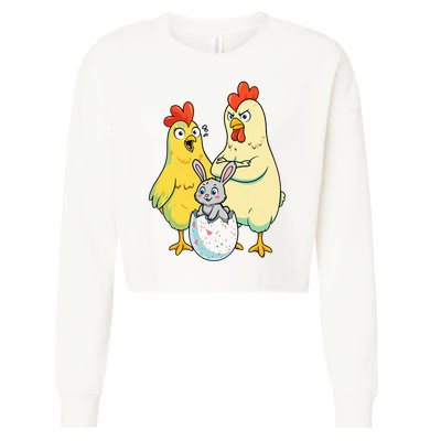 Easter  Cropped Pullover Crew