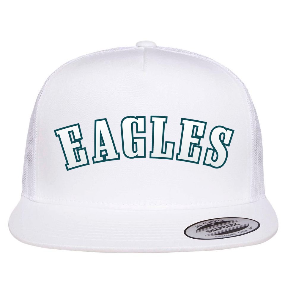 Eagles Flat Bill Trucker Hat