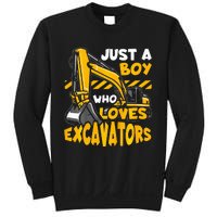 Excavator Enthusiast A Passion for Construction Vehicles Sweatshirt