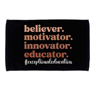 Exceptional Educator Appreciation Exceptional Education Microfiber Hand Towel