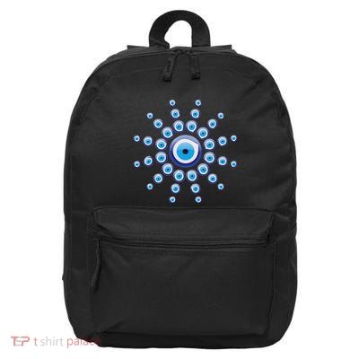 Evil Eye Against Evil Spirits Greek Turkish Eye Nazar 16 in Basic Backpack