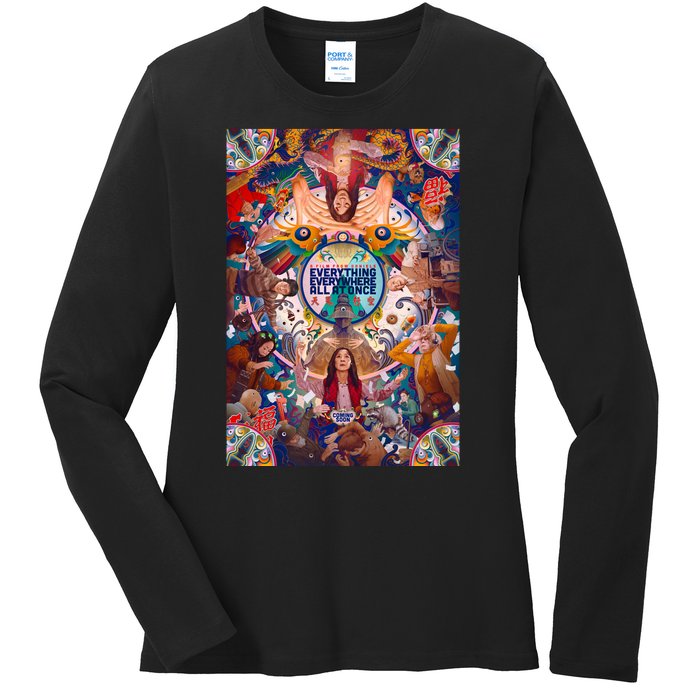 Everything Everywhere All At Once Ladies Long Sleeve Shirt