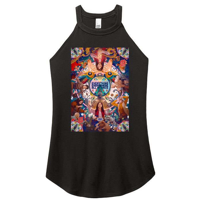 Everything Everywhere All At Once Women's Perfect Tri Rocker Tank