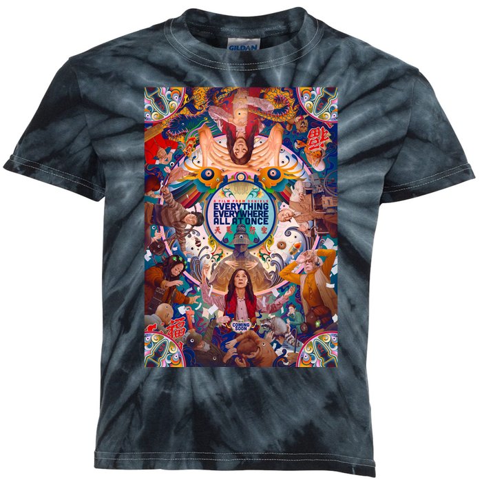 Everything Everywhere All At Once Kids Tie-Dye T-Shirt