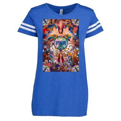 Everything Everywhere All At Once Enza Ladies Jersey Football T-Shirt