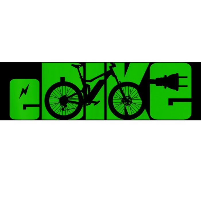 EBike Electric Bicycle Bumper Sticker