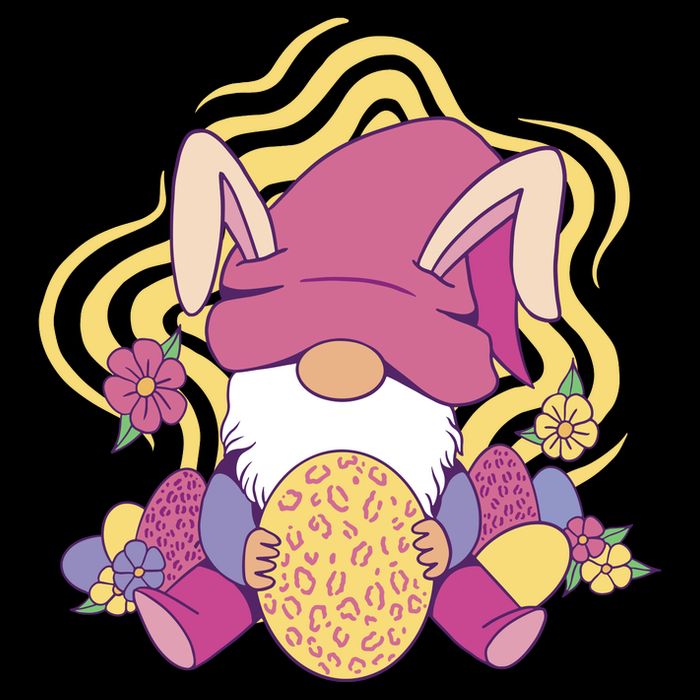 Easter Egg Bunny Gnome Cooling Performance Crew T-Shirt