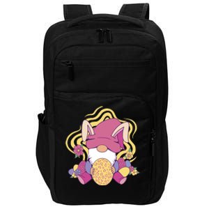 Easter Egg Bunny Gnome Impact Tech Backpack