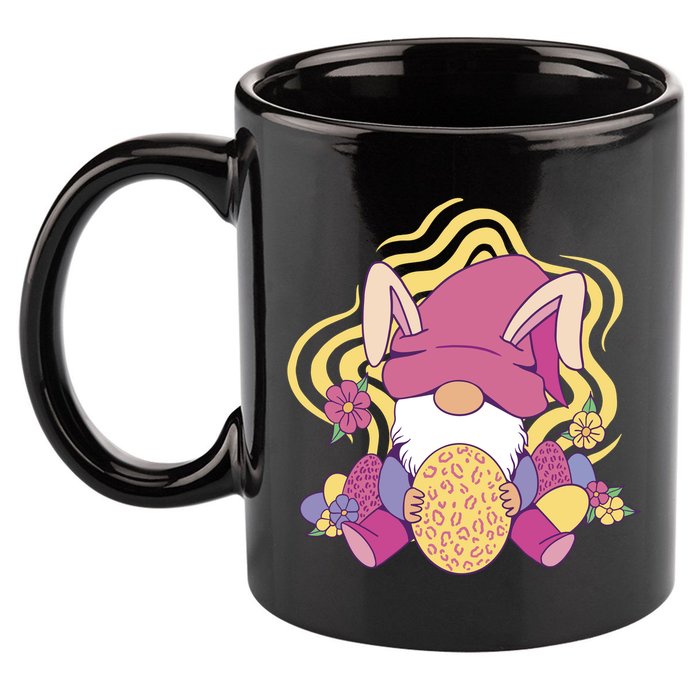 Easter Egg Bunny Gnome 11oz C Handle Ceramic Mug