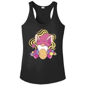 Easter Egg Bunny Gnome Ladies PosiCharge Competitor Racerback Tank