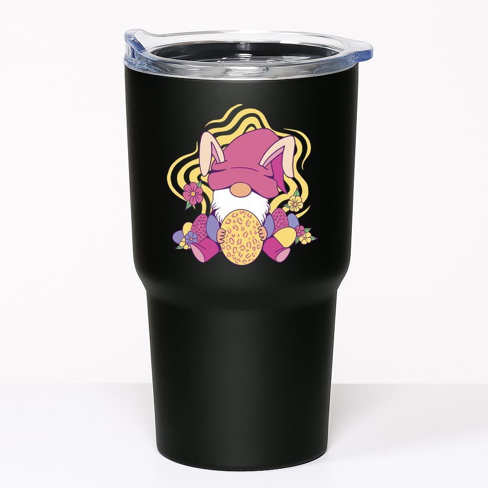 Easter Egg Bunny Gnome Tumbler