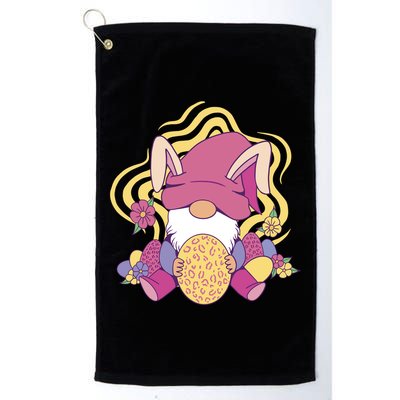 Easter Egg Bunny Gnome Golf Towel