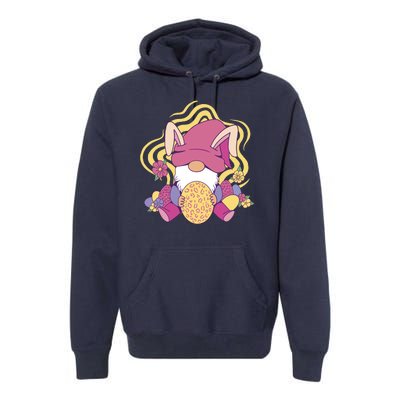 Easter Egg Bunny Gnome Premium Hoodie