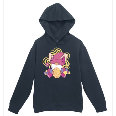 Easter Egg Bunny Gnome Urban Pullover Hoodie